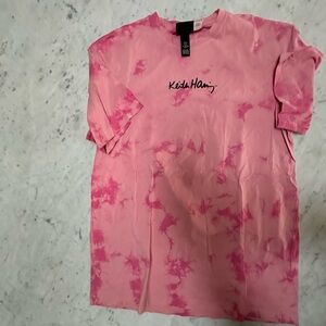 Men’s  Pink Tie-Dye T-Shirt